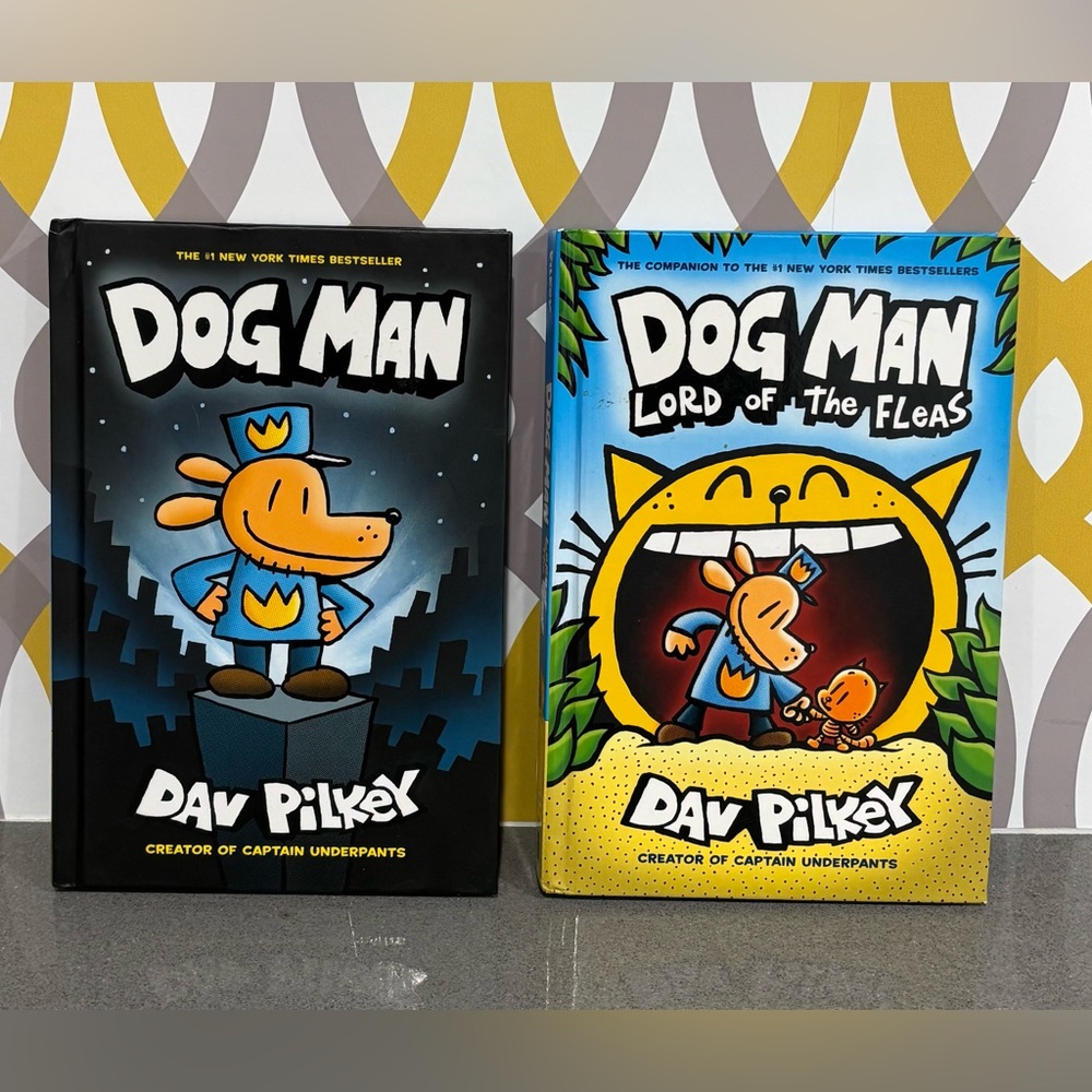 Lot of 2 Dog Man books